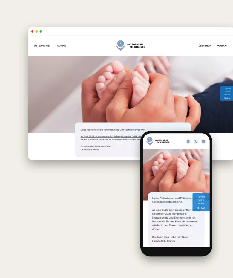 Larissa Schulmeyer: Website, Logo & Corporate Design