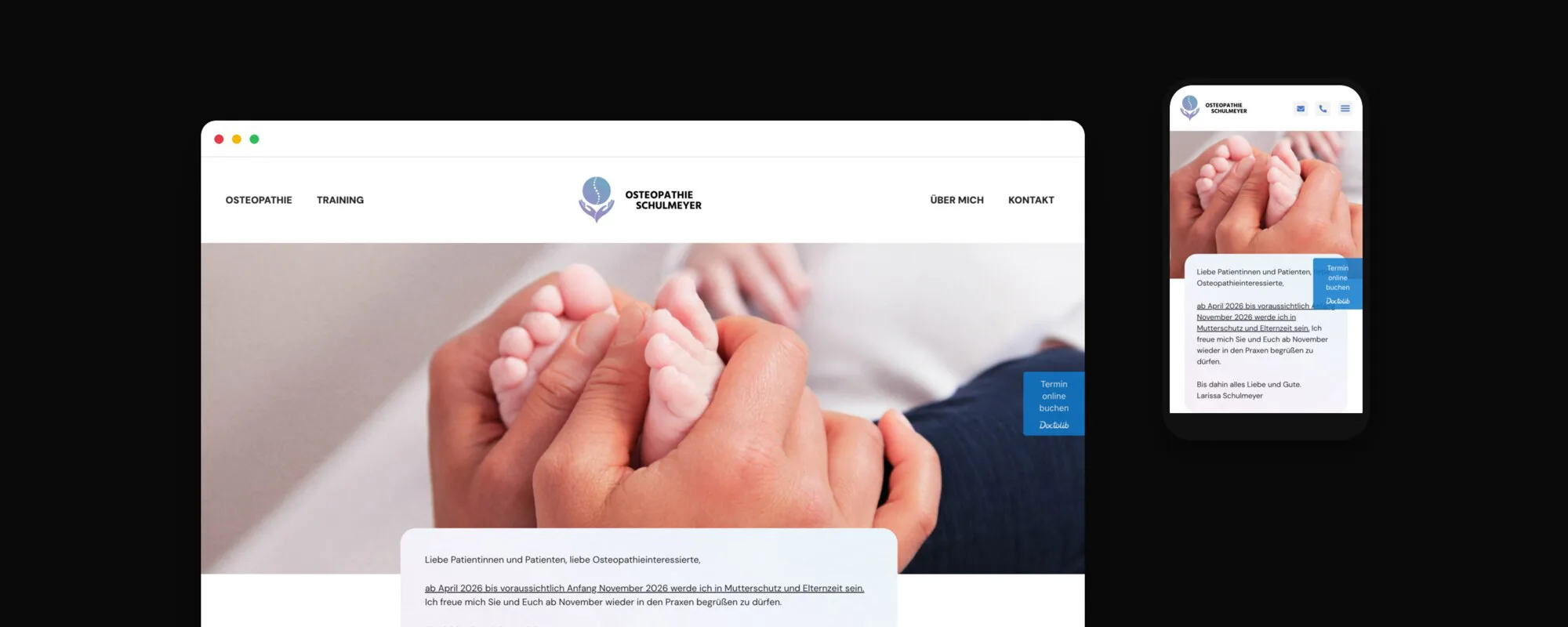 Larissa Schulmeyer: Website, Logo & Corporate Design