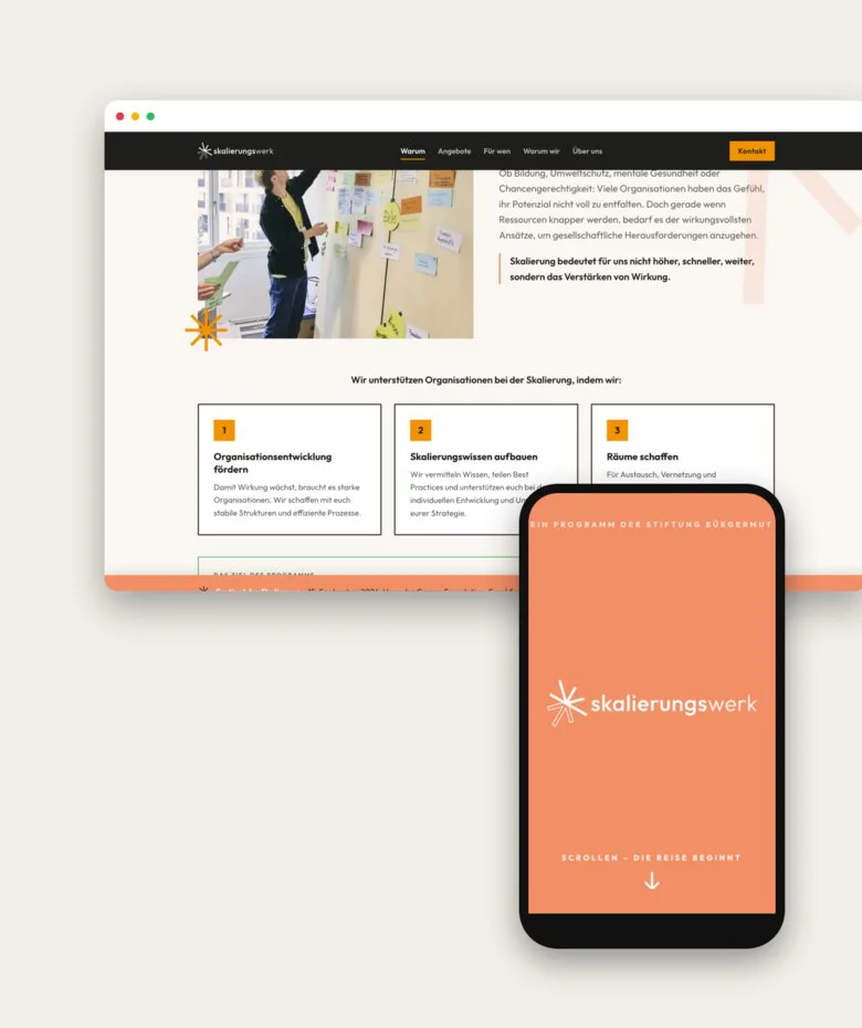 Stiftung Bürgermut: Website Launch